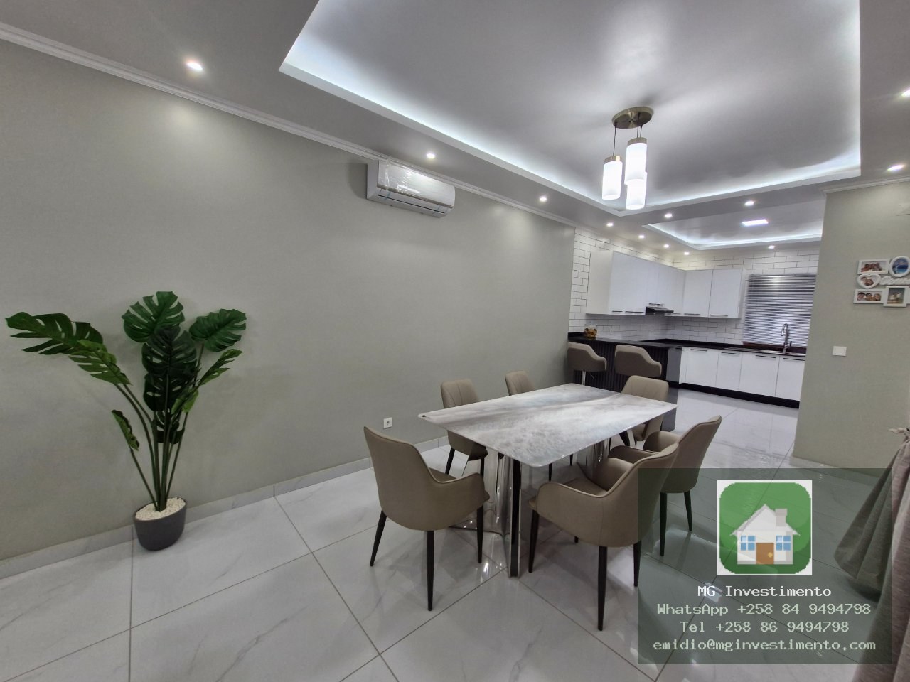 Vende-se ao preço de 9.900,000,00 num condomínio na zona nobre da cidade da matola um Apartamento do tipo3  novo por estrear — fotografia 6