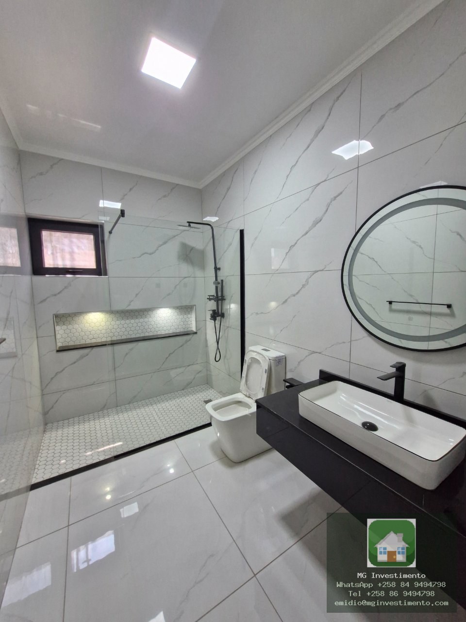 Vende-se ao preço de 9.900,000,00 num condomínio na zona nobre da cidade da matola um Apartamento do tipo3  novo por estrear — fotografia 8
