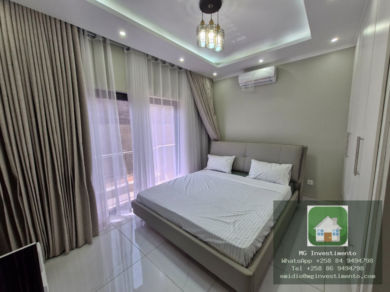 Vende-se ao preço de 9.900,000,00 num condomínio na zona nobre da cidade da matola um Apartamento do tipo3  novo por estrear — fotografia 10